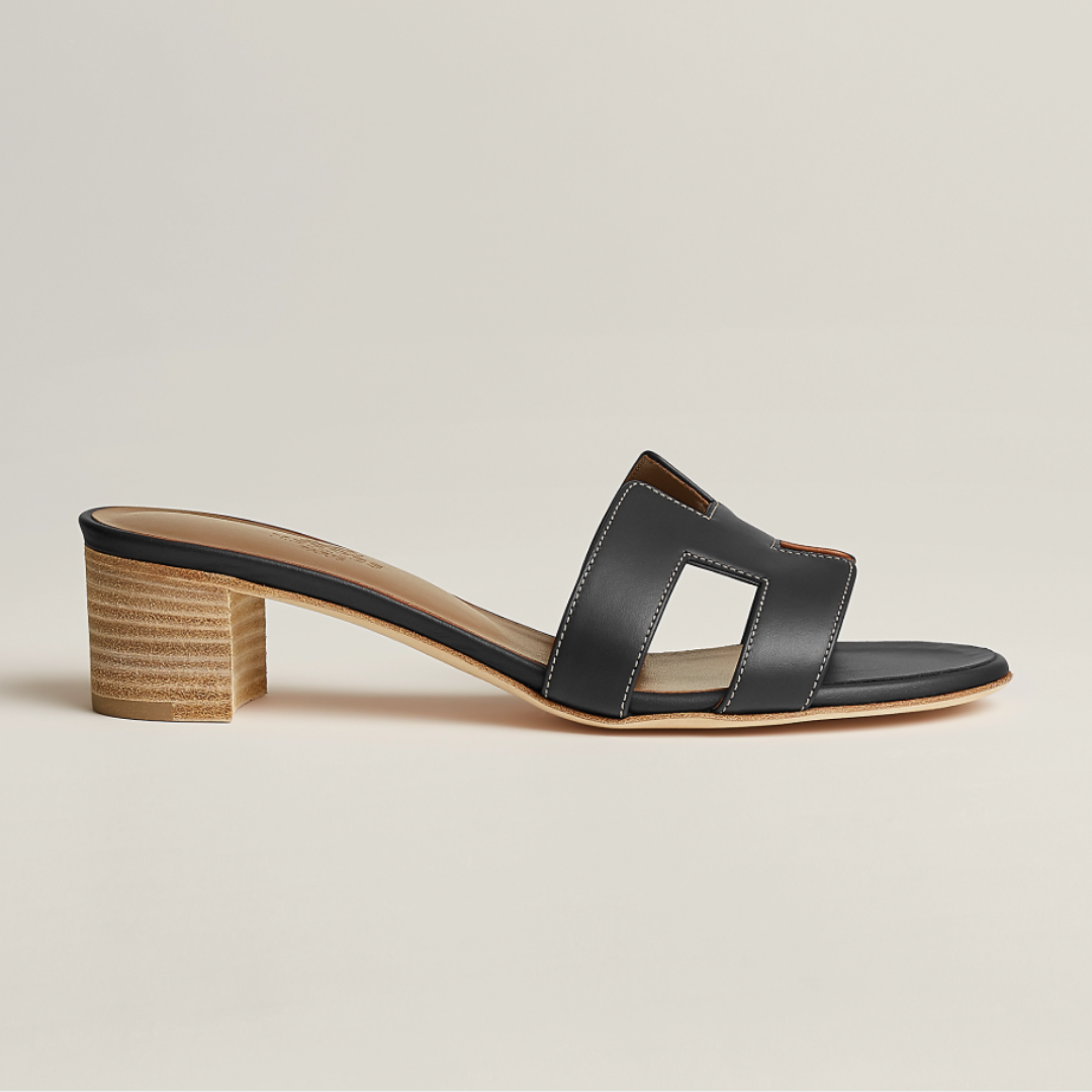 HERMES Oasis Sandals Black